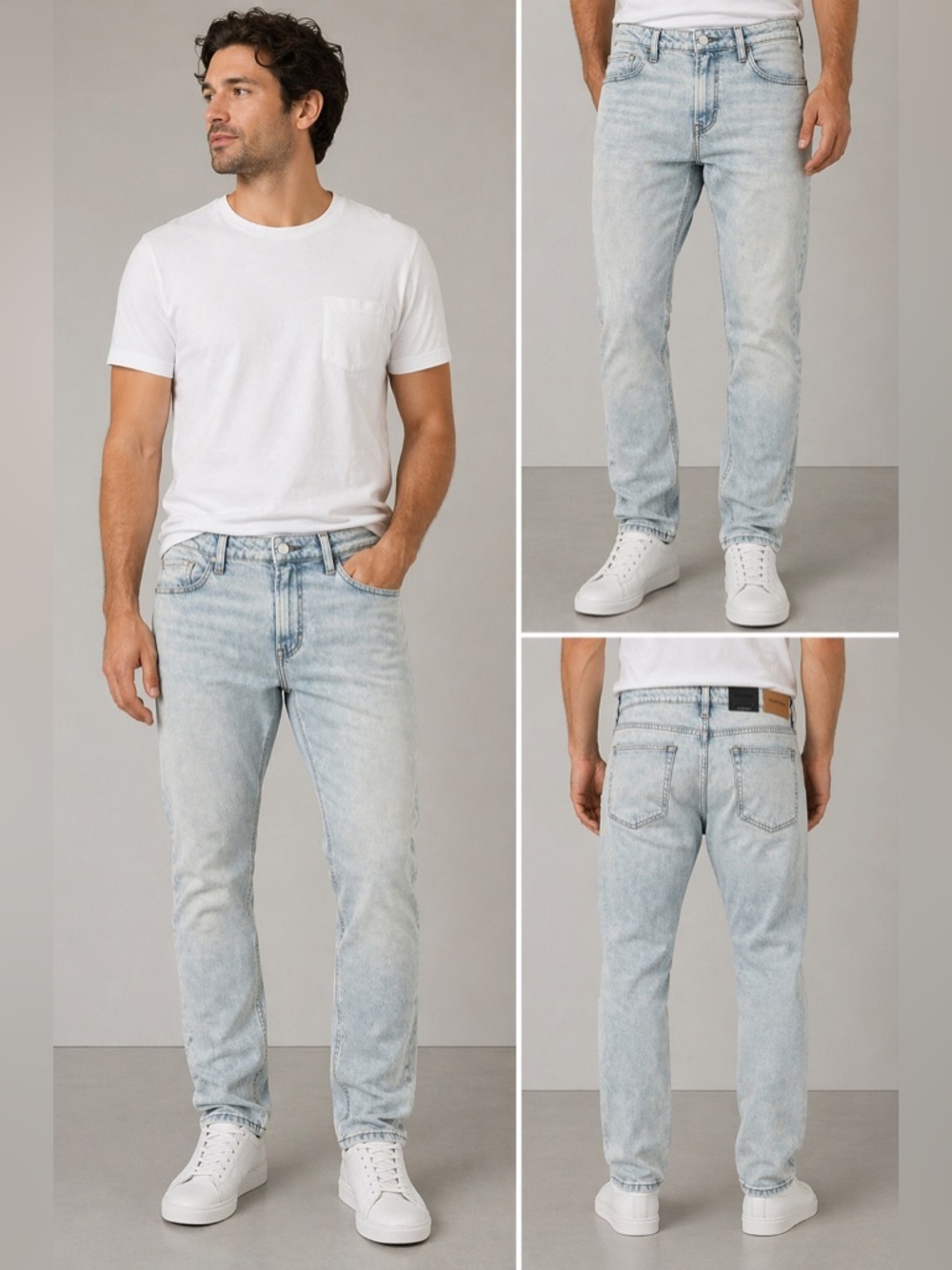 Bonobos Slim Fit Jeans 35x32 Light Wash Stretch Denim Men’s